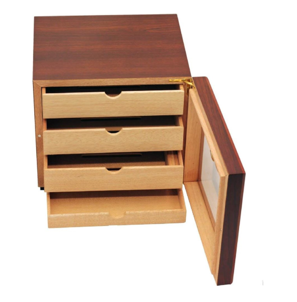 Humidor "Freeline Cube Natur" für 50 Zigarren